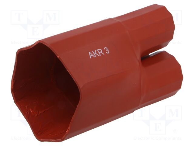 Cable breakout; 110/55mm; red; Diam.after shrinking: 45/21mm; AKR