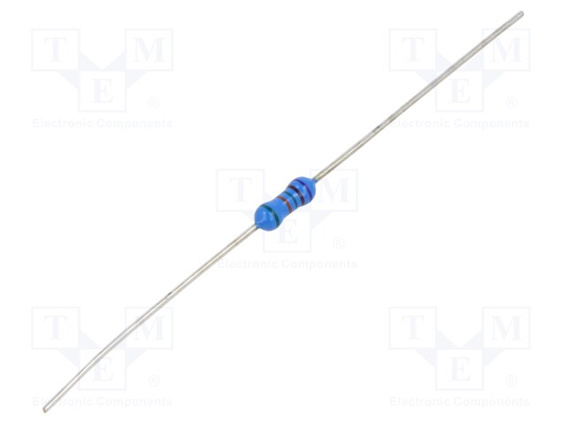 Resistor: metal film; THT; 715kΩ; 250mW; ±0.5%; 6.3x2.3mm; 15ppm/°C