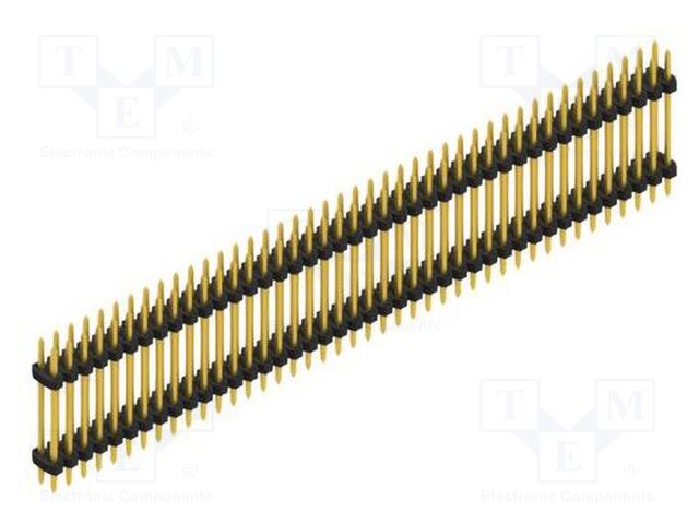 Connector: pin strips; pin header; male; PIN: 84; 2mm; THT; 2x42