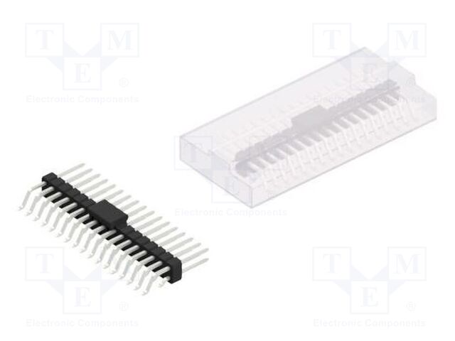 Connector: pin strips; pin header; male; PIN: 34; 2.54mm; SMT; 2x17