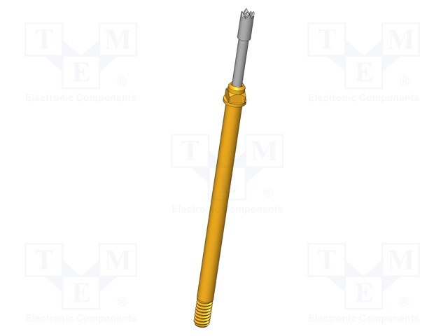 Test needle; Operational spring compression: 4mm; 8A; Ø: 1.3mm