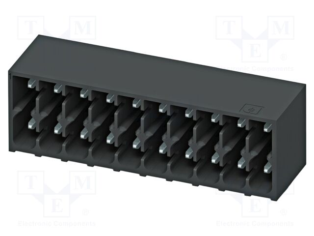PCB headers, nominal cross section: 1.5 mm2, color: black, n