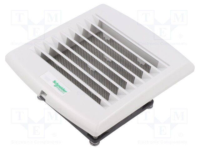 Fan: AC; axial; 230VAC; 38m3/h; 41dBA; IP54; 137x117x49mm; RAL 7035