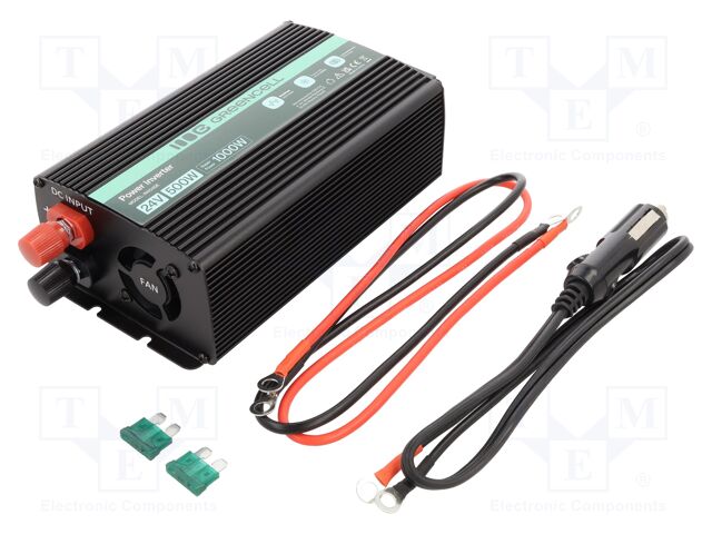 Converter: DC/AC; 500W; Uout: 230VAC; 24V; universal; 189x106x60mm