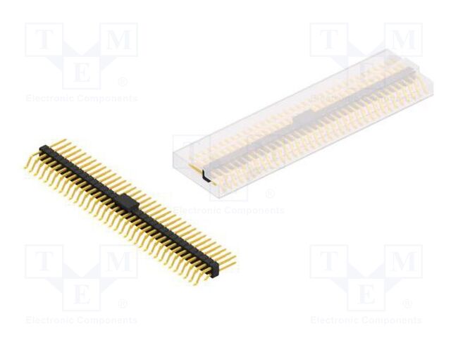 Connector: pin strips; pin header; male; PIN: 70; 2.54mm; SMT; 2x35