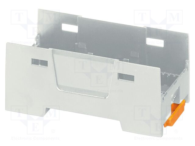 Enclosure base; grey; UL94V-0; EH 35 F; for DIN rail mounting