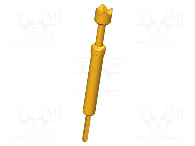 Needle-like test probe; Operational spring compression: 4.8mm
