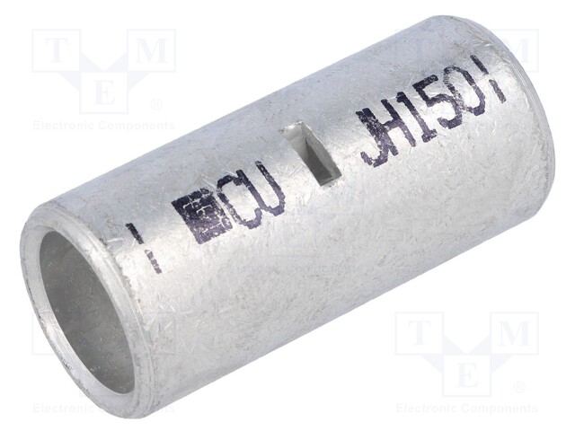 Butt splice; copper; 150mm2; tinned