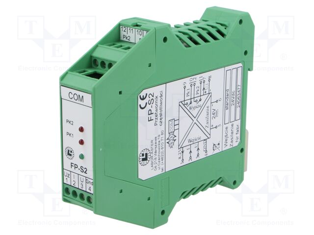 Converter: frequency; for DIN rail mounting; 24VDC; -25÷60°C
