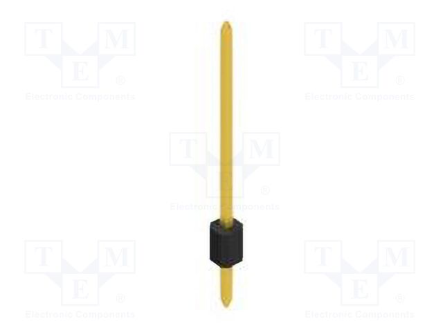 Connector: pin strips; pin header; male; PIN: 1; 1.27mm; THT; 1x1