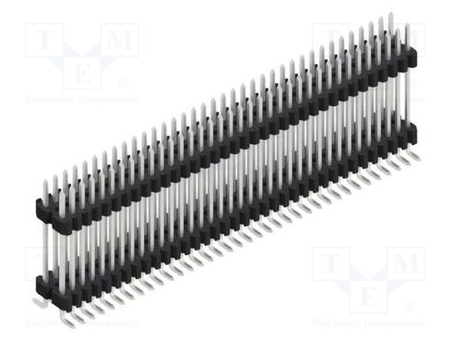Connector: pin strips; pin header; male; PIN: 72; 1.27mm; SMT; 2x36