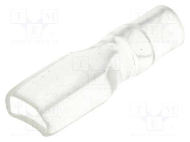 Terminals cover; 5.8mm; Ø: 3mm; straight; L: 23mm; Mat: PVC