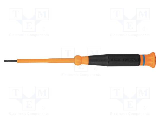 Screwdriver: insulated; precision; slot; Blade length: 76mm