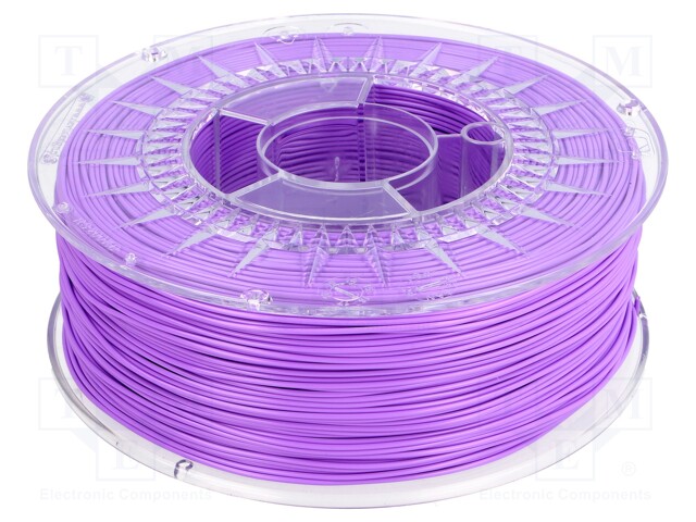 Filament: PLA; 1.75mm; violet; 200÷235°C; 1kg; ±0,05mm
