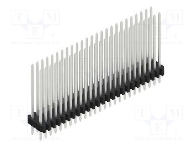 Connector: pin strips; pin header; male; PIN: 50; 1.27mm; THT; 2x25