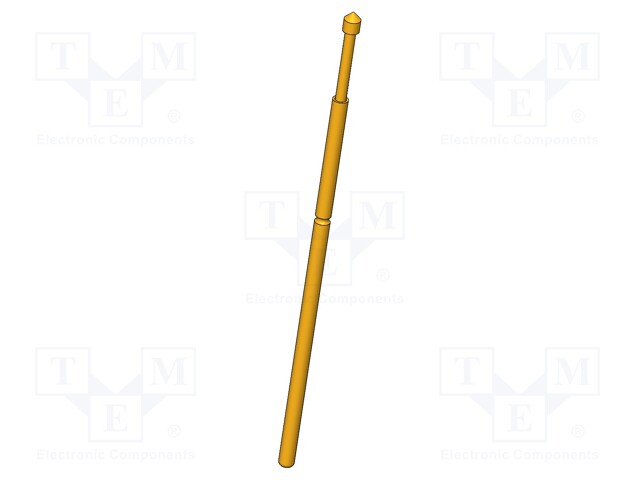 Needle-like test probe; Operational spring compression: 2mm