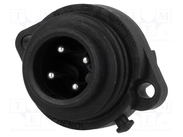 Connector: circular; socket; PIN: 4; male; screw terminal; 400V; 16A