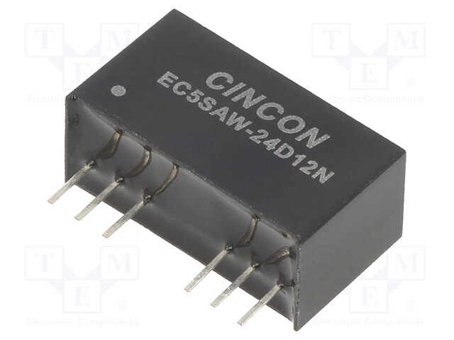Converter: DC/DC; 10W; Uin: 9÷36V; Uout: 12VDC; Uout2: -12VDC; SIP8