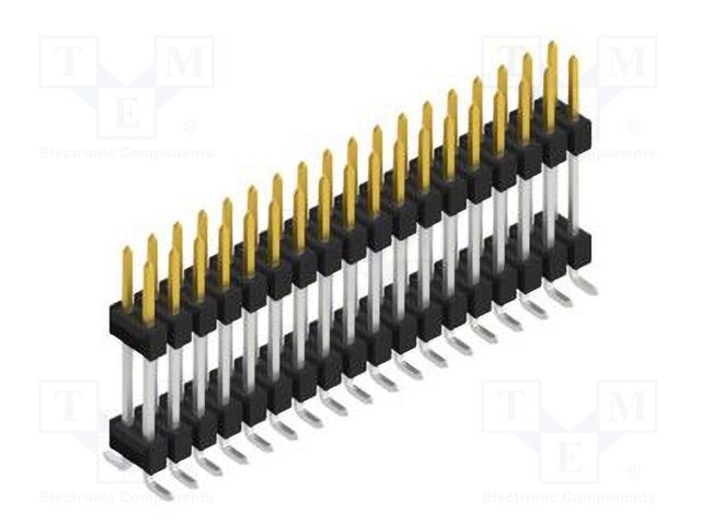 Connector: pin strips; pin header; male; PIN: 36; 2.54mm; SMT; 2x18