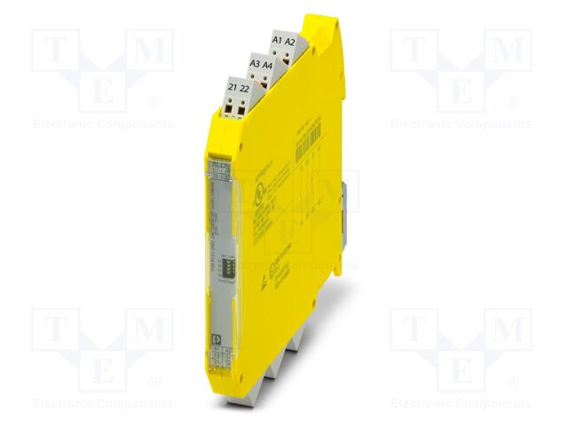 Module: safety relay; 24VDC; for DIN rail mounting; -40÷70°C