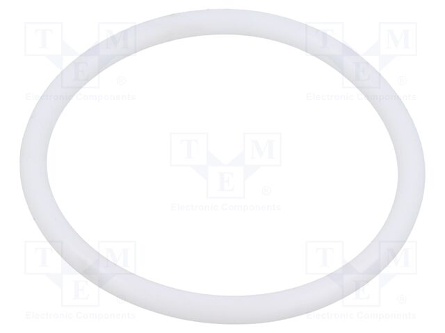 O-ring gasket; silicone; Thk: 5mm; Øint: 65mm; white; -60÷160°C