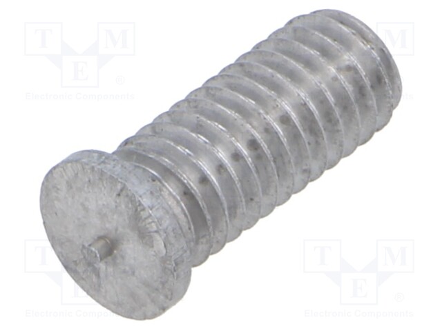 Screw; M6x15; aluminium; DIN 32501-1; for welding; FASTEKS®