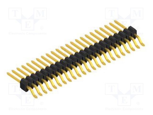 Connector: pin strips; pin header; male; PIN: 23; 1.27mm; SMT; 1x23