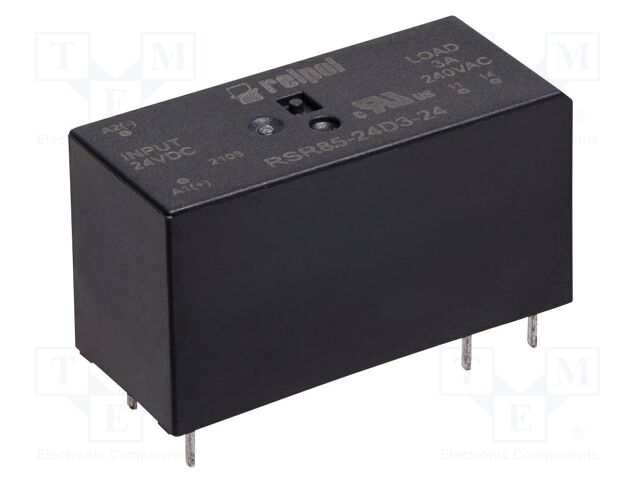 Relay: solid state; 24÷280VAC; 1-phase; PCB; -30÷80°C; IP00
