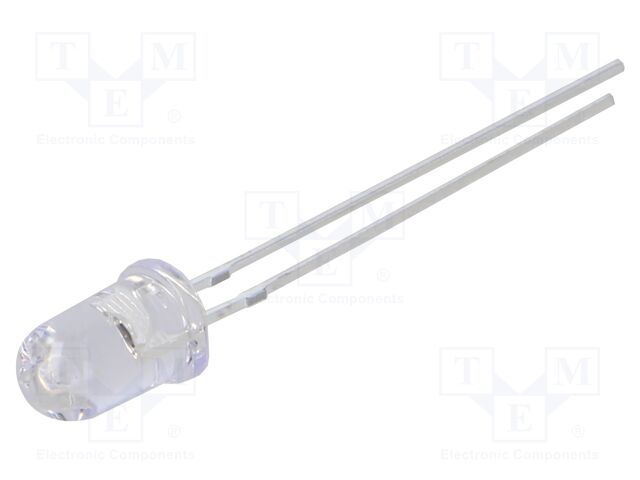 IR transmitter; 5mm; 770÷790nm; transparent; P opt: 80÷90mW; 15°