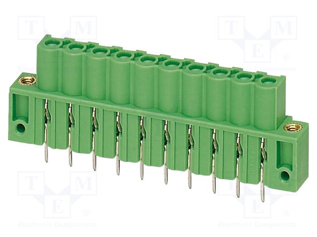PCB headers, nominal cross section: 2.5 mm?, color: green, n