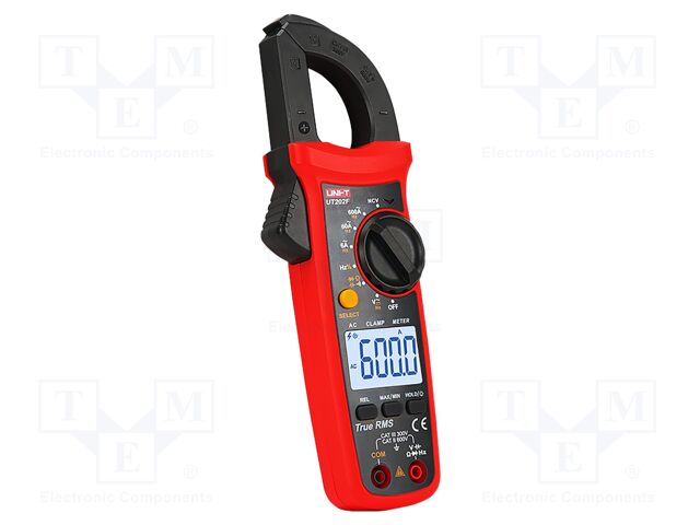 AC digital clamp meter; Øcable: 28mm; LCD (6000); I AC: 60mA÷600A