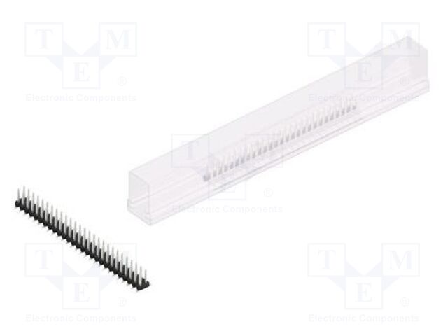 Connector: pin strips; pin header; male; PIN: 54; 2mm; SMT; 2x27