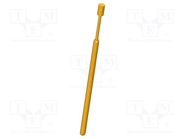 Test needle; Operational spring compression: 4mm; 3A; Ø: 1.15mm