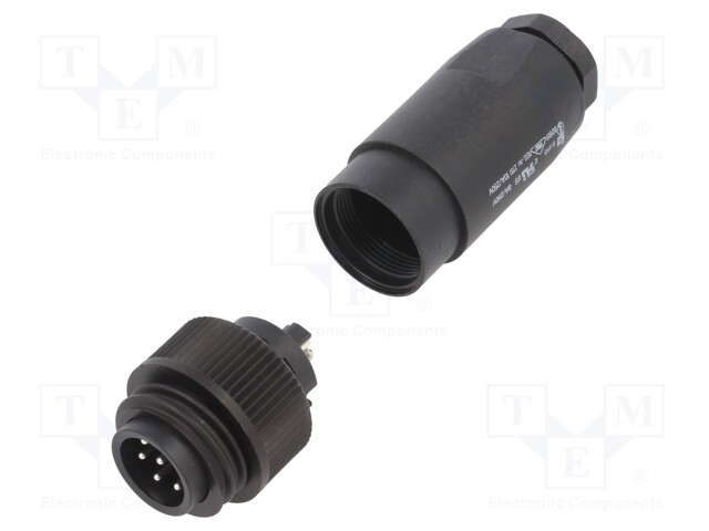 Plug; Connector: circular; 692/693,693; male; PIN: 7; unshielded