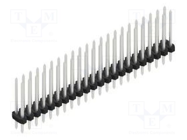 Connector: pin strips; pin header; male; PIN: 44; 2mm; THT; 2x22