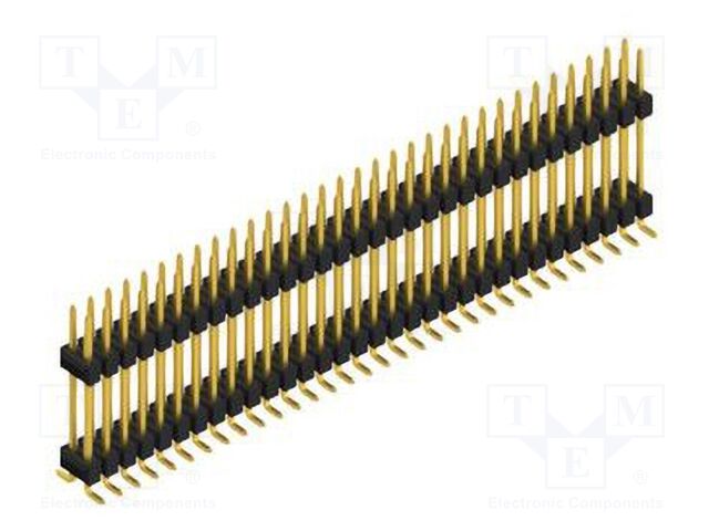 Connector: pin strips; pin header; male; PIN: 64; 2.54mm; SMT; 2x32