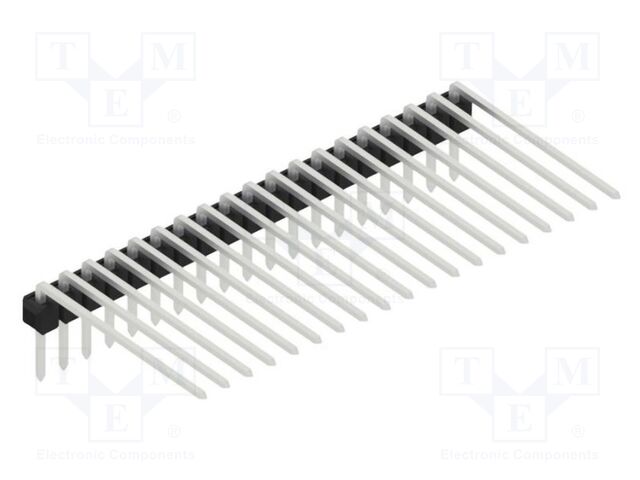 Connector: pin strips; pin header; male; PIN: 19; 2.54mm; THT; 1x19