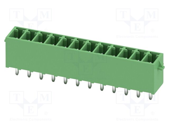 PCB headers, nominal cross section: 1.5 mm?, color: green, n