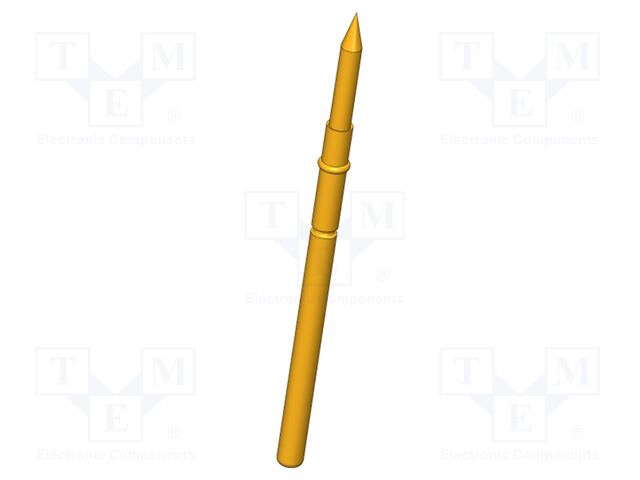 Test needle; Operational spring compression: 4mm; 5A; Ø: 1.3mm