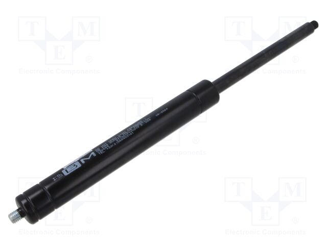 Gas spring; Thread: M10; E: 355mm; Øout: 27mm; Piston diam: 14mm