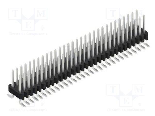 Connector: pin strips; pin header; male; PIN: 60; 1.27mm; SMT; 2x30