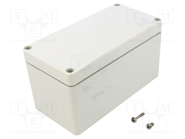 Enclosure: multipurpose; X: 80mm; Y: 160mm; Z: 85mm; EURONORD; grey