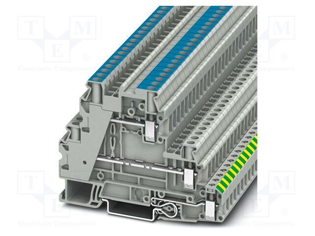 Splice terminal: rail; UT; PA; L: 60.1mm; terminals: 5; W: 6.2mm