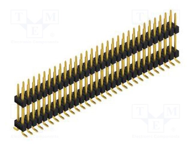 Connector: pin strips; pin header; male; PIN: 60; 2.54mm; SMT; 2x30