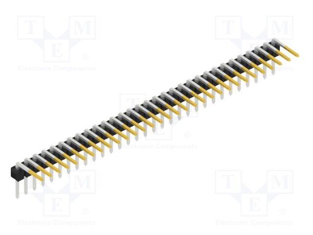 Connector: pin strips; pin header; male; PIN: 31; 2.54mm; THT; 1x31