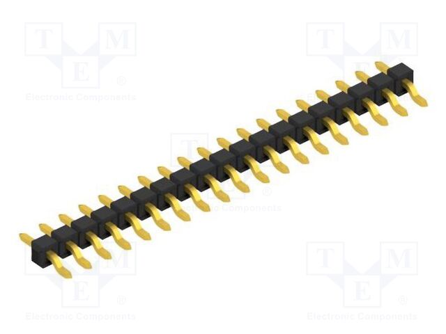 Connector: pin strips; pin header; male; PIN: 19; 2.54mm; SMT; 1x19
