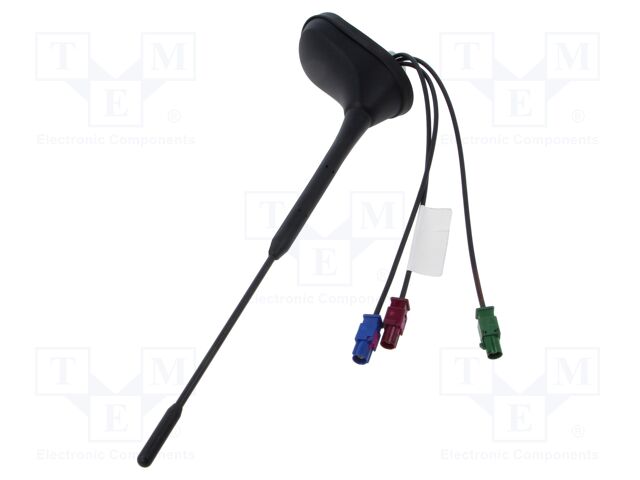 Antenna; car top,automotive,external; GNSS,GSM,UHF; Fakra; top