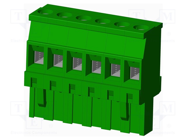 Connector: pluggable terminal block; plug; female; angled 90°