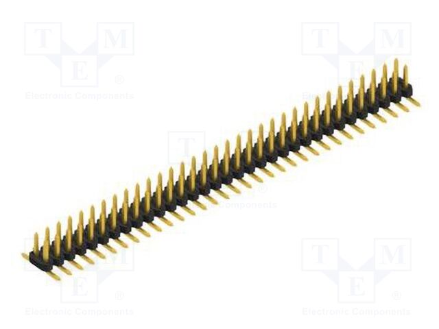 Connector: pin strips; pin header; male; PIN: 66; 2mm; SMT; 2x33