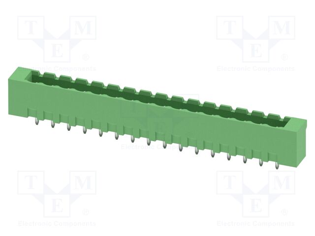 PCB headers, nominal cross section: 2.5 mm2, color: green, n